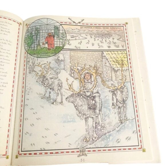 Vintage Flight of the Reindeer - The True Story of Santa Claus and His Christmas - Picture 4 of 6